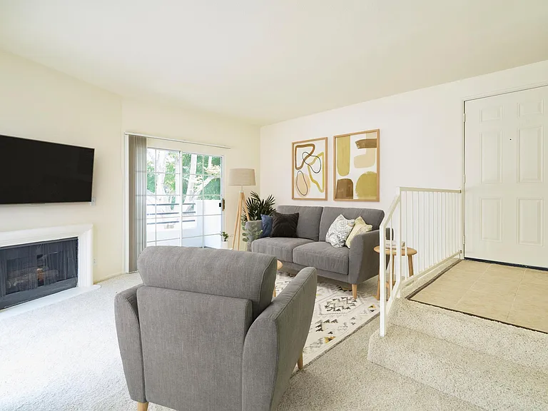 Living Room, Dining Room, Balconies
