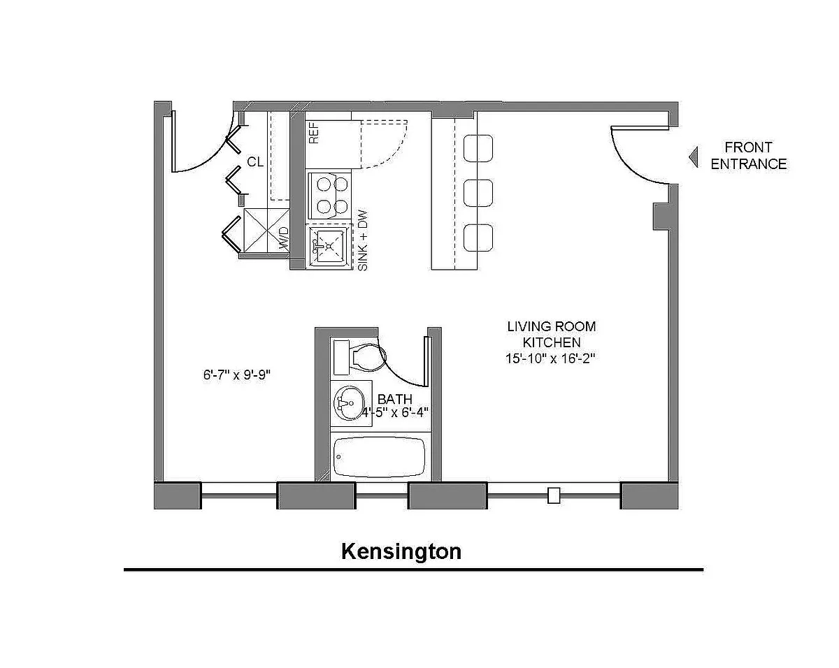 Floor plan Kensington