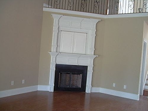Entertainment Alcove over Gas Fireplace Insert