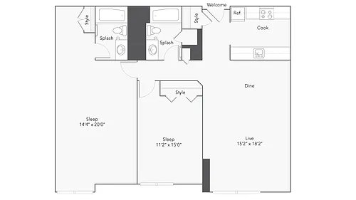 Floor plan Cleveland