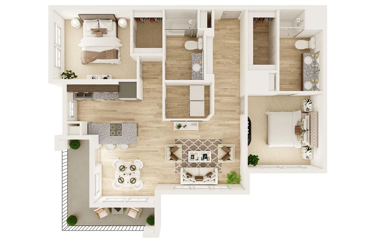 Floor plan B4