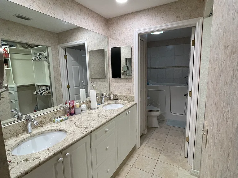 Bathroom off the main bedroom.