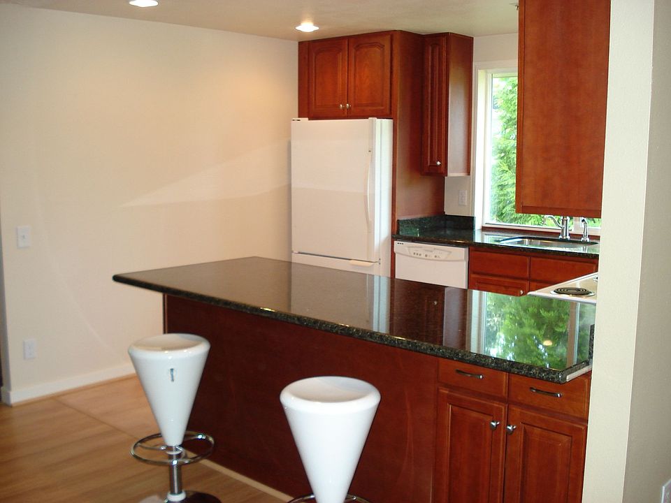 Cherry cabinets   granite countertops