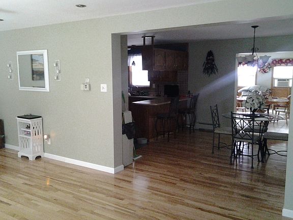 Living Room into kitchen
