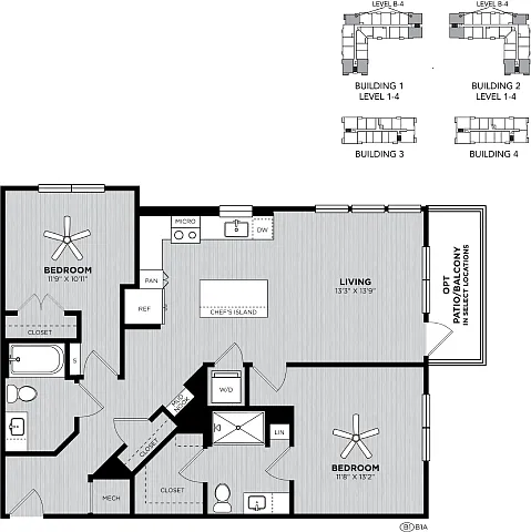 Floor plan B1