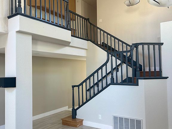 Beautiful Charcoal Gray Staircase