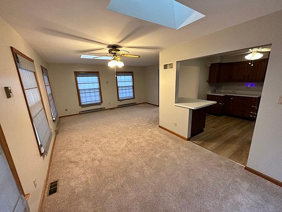 Family room off the kitchen with exit to the back deck!