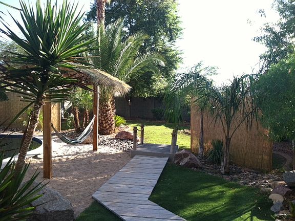 Cabana and Hammock
