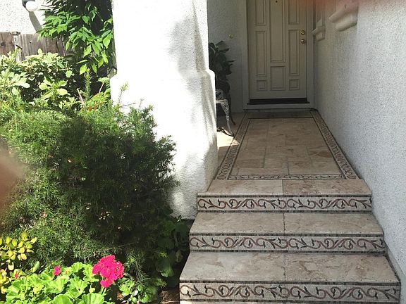Covered Marble Entry