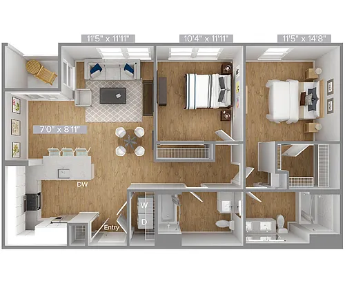 Floor plan Furnished-f-B4