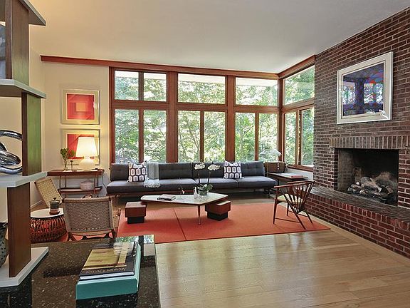 Living Room with Fireplace