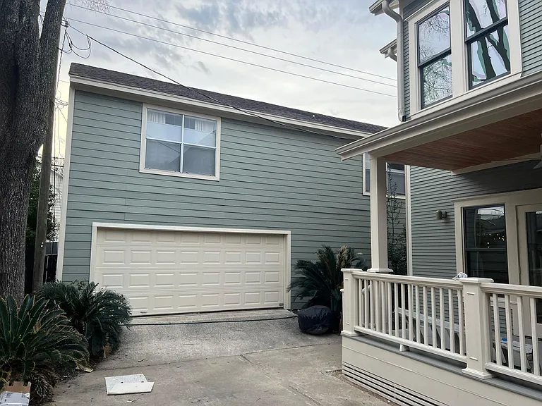 View of the apartment from the main house.