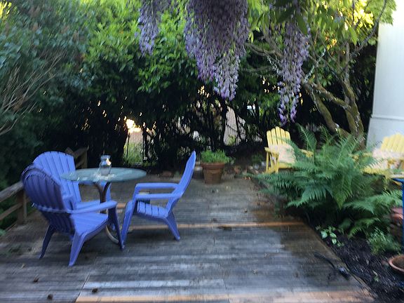 Private deck/ backyard