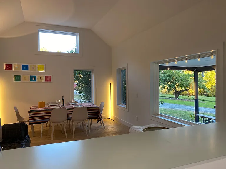 The dining room