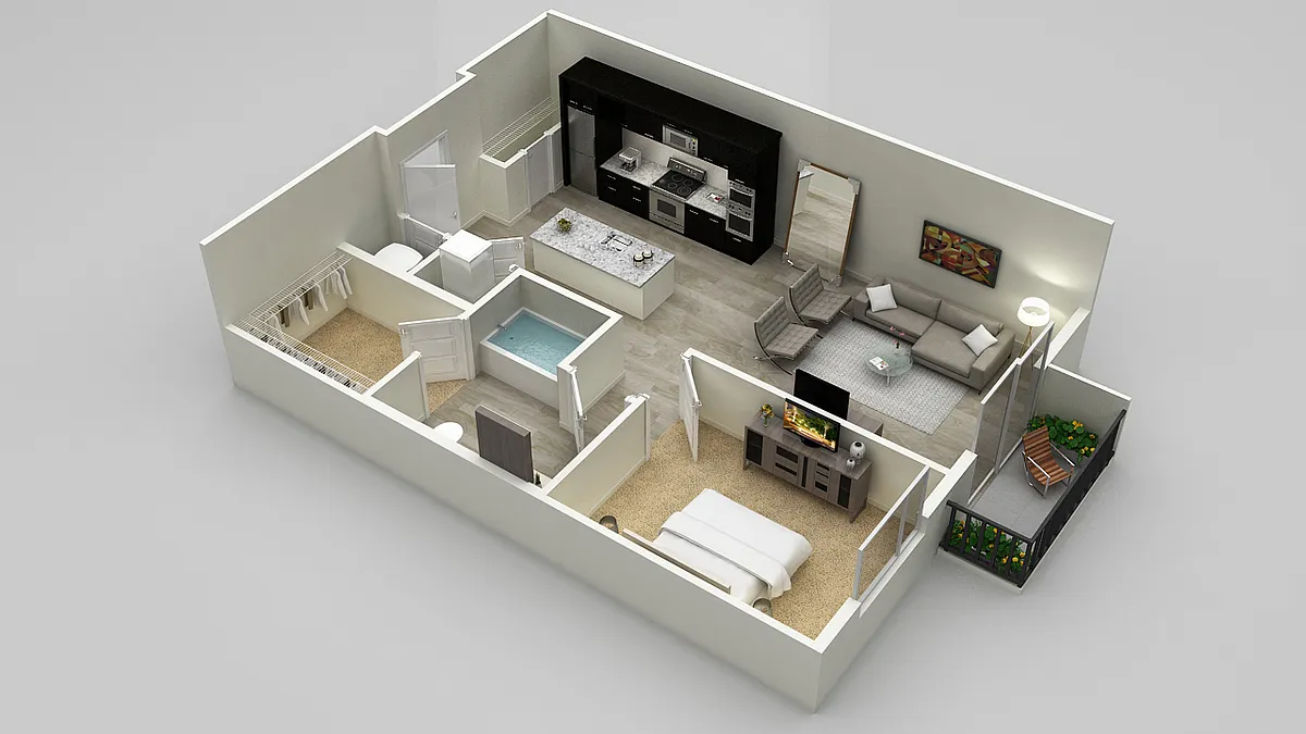 Floor plan A1A