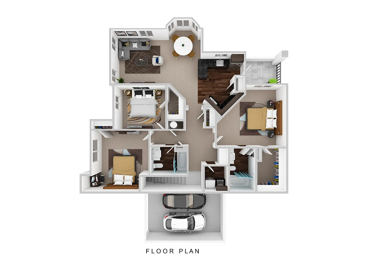Floor plan Atlanta Garage