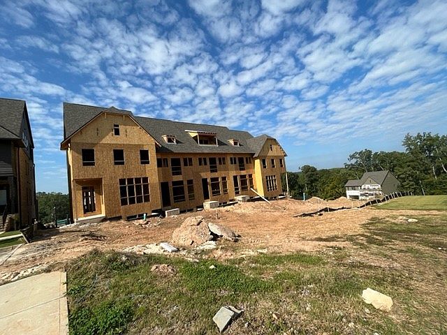 Construction Progress Front elevation of your hew home at 6836 Crescendo Court.