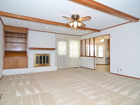 Large Family room with built ins