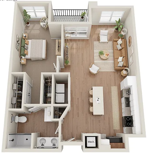 Floor plan Delaplaine