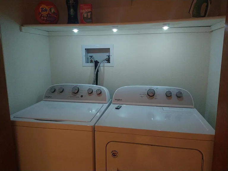 laundry area lower level