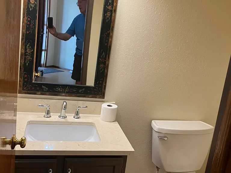 1st floor half bath