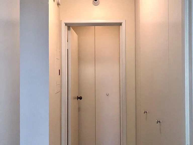 Hallway to bathroom