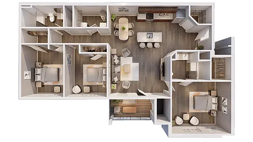 Floor plan 3B