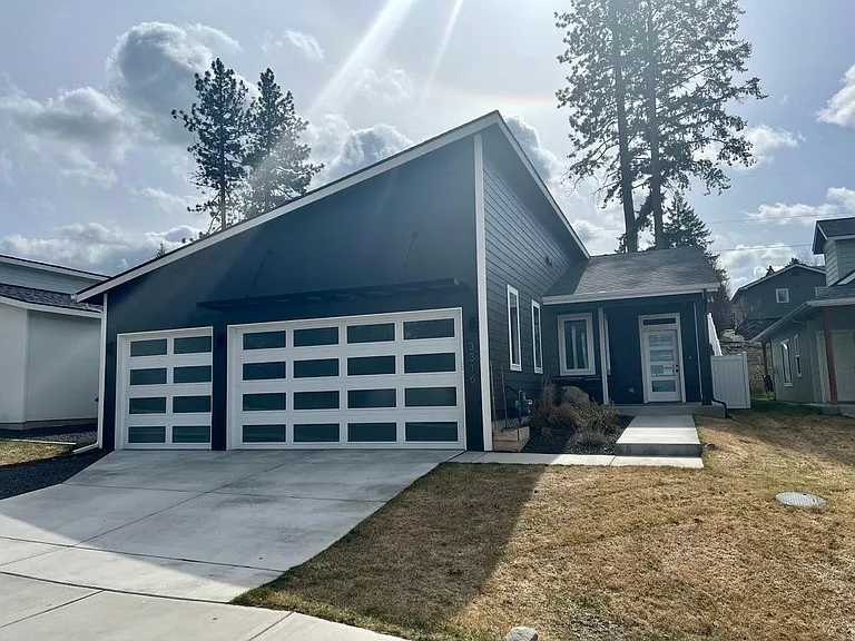 North facing home in a recently constructed neighborhood.