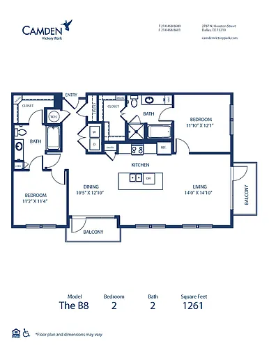 Floor plan B8