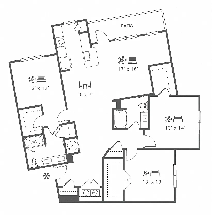 Floor plan C2