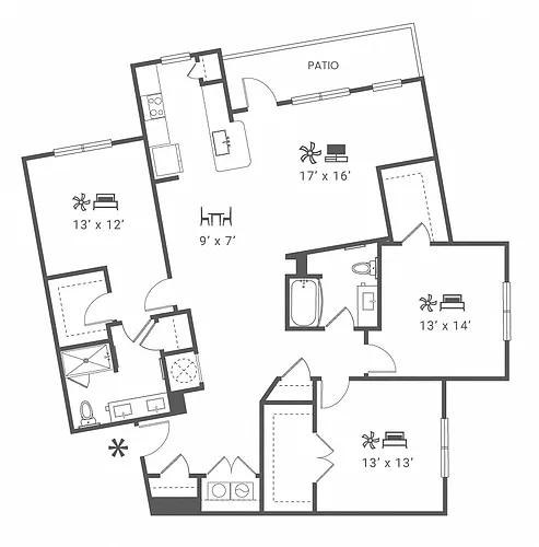Floor plan C2