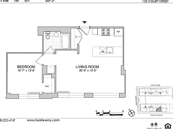 2nd image of 125 Court St APT 10SF