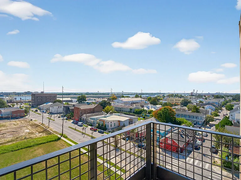 Private balcony in select units
