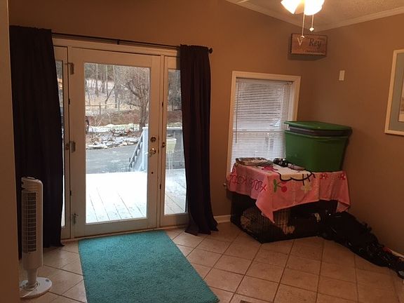 Front foyer with ceramic tile