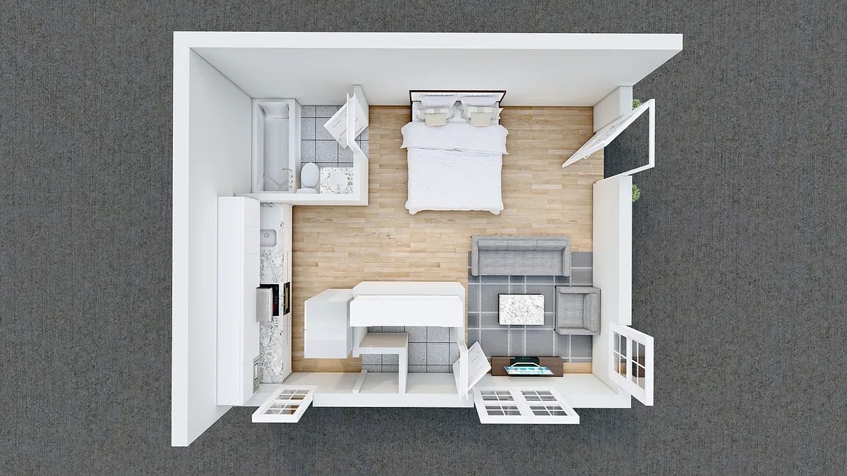 Floor plan Studio