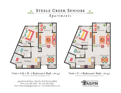 Floor plan 1X1 - D