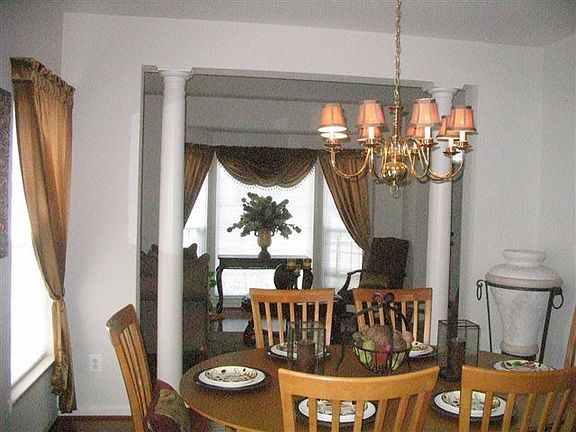 View of the Formal Dining Room Leading into the Living Room