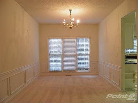 Formal dining room with new carpet