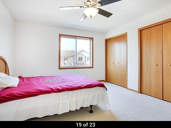 Lots of closet space in second bedroom 
