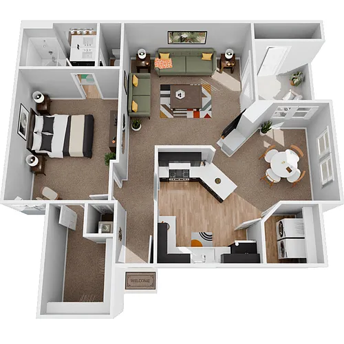 Floor plan 1X1