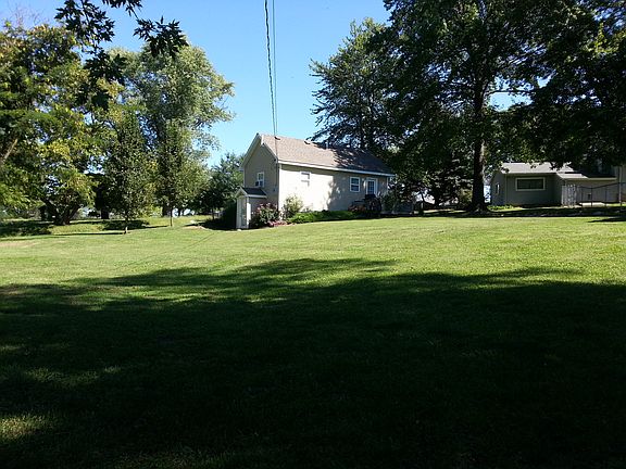 from NW corner of property