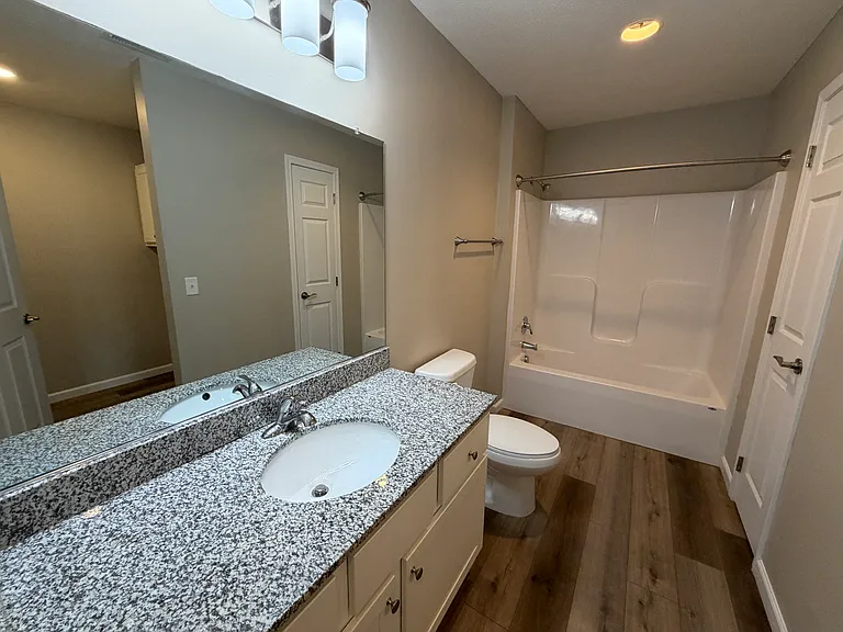 View of just the bathroom