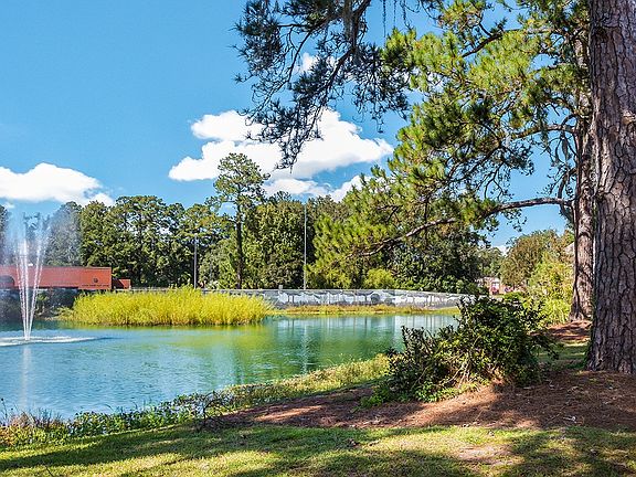 Stocked fishing pond on the property