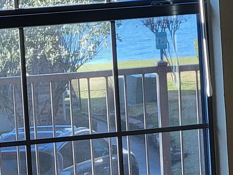 Looking out the master bedroom window