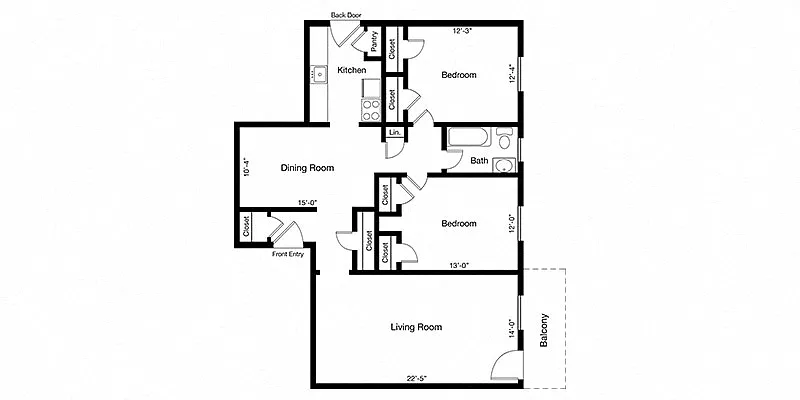 Floor plan Washington