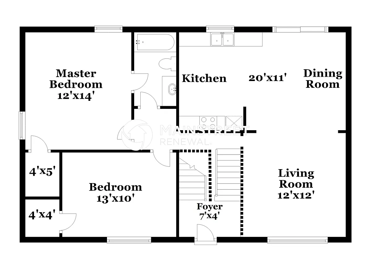 Floor Plan - 4701 Jacquelyne Dr