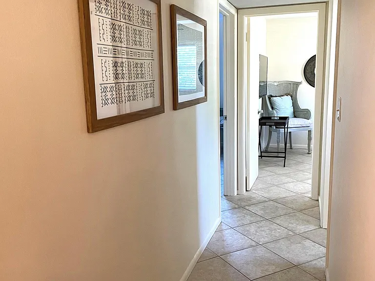 Hallway leads from the Living Room to the bedrooms