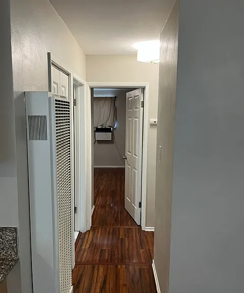 Hallway leading to bedroom
