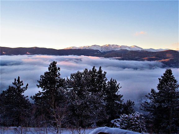 Cloud walk to Mt. Evans