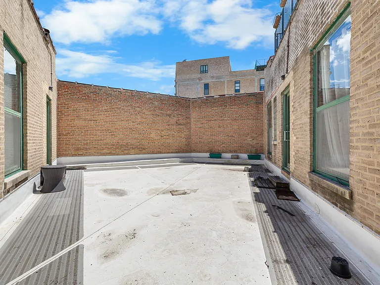 second outdoor space with direct access from the guest bedroom.